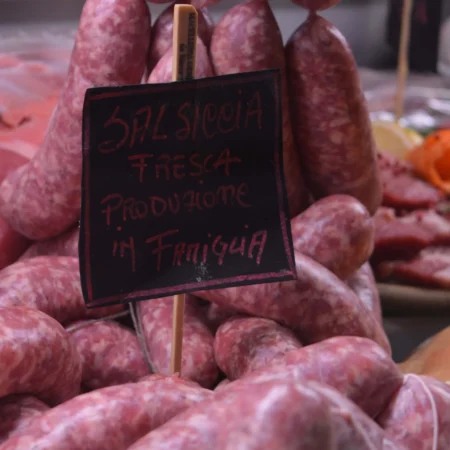 Salsiccia cruda di Suino